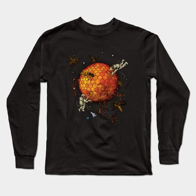 Honey Moon Long Sleeve T-Shirt by Made With Awesome